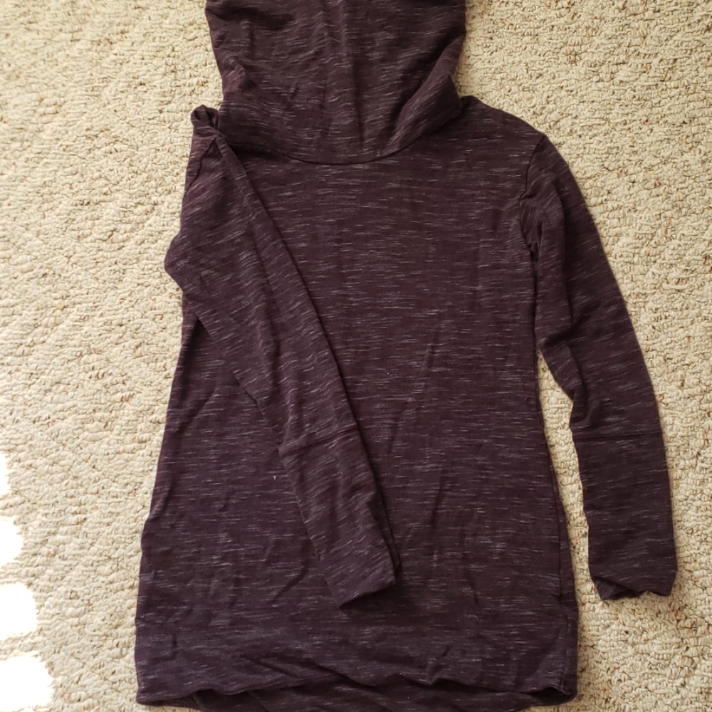 Purple Long Sleeve Turtle Neck